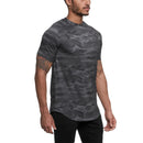 Camiseta Run-Fit Camuflada com Tecnologia Seca-Rápido